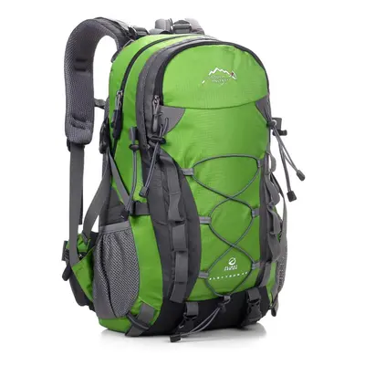 (green) 40l Men Women Trekking Backpack Mountaineering Bag Outdoor Travel Tent Backpack For Camp