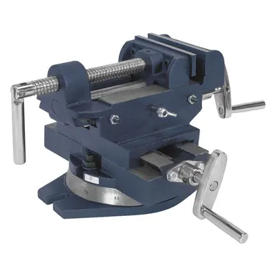 Compound Cross Vice - 100mm Steel Jaws - Swivel Base - Drilling & Milling Vice