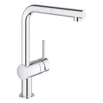 grohe L-Spout Minta Single Lever Basin Mixer chrome