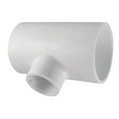 TEE PVC40 1.5""SXS1/2""FPT (Pack of 1)