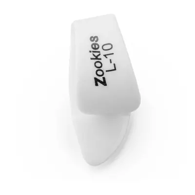 Jim Dunlop Z9003L10 Zookies Thumbpicks White Large 12/Bag