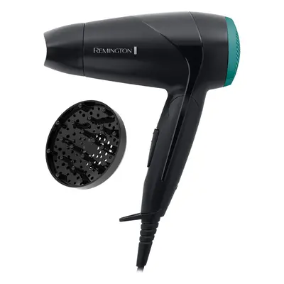 Remington Travel Hair Dryer (Diffuser, Concentrator, Folding Handle, Lightweight Compact Design,