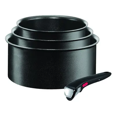 Tefal Ingenio Expertise Saucepan Set, Pieces, Stackable, Removable Handle, Space Saving, Non-Sti