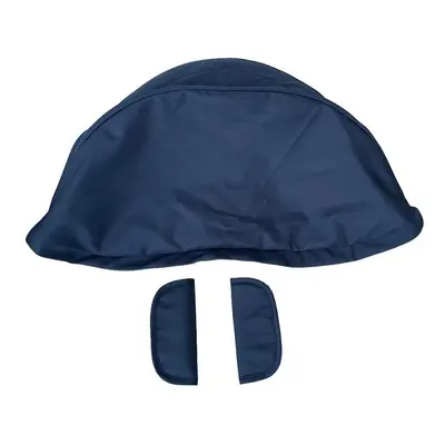 (Navy blue canopy) COLU KID Stroller Accessories Seat Cushion Change Kits Rain Cover Sunshade In