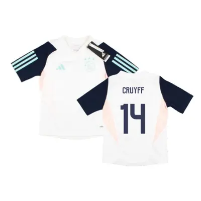 (XXL) Ajax Training Jersey (White) - Kids (CRUYFF 14)