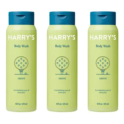 Harry's Men's Body Wash Shower Gel - Grove Fl Oz (Pack of 3)