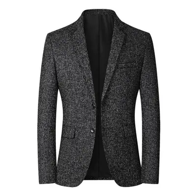 (black, M) Men&apos;s Clothing Stylish Formal Suit Men Suit Business Office Wedding Suit Top Jac