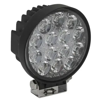 Waterproof Work Light & Mounting Bracket -42W SMD LED - 115mm Round Flash Torch