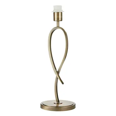 Eaves Luxury Table Lamp Light Brushed Brass Curved Modern Elegant Bulb Holder