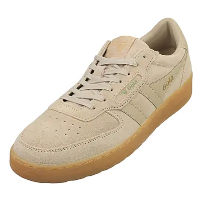 (11) Gola Hawk Mens Casual Trainers in Bone