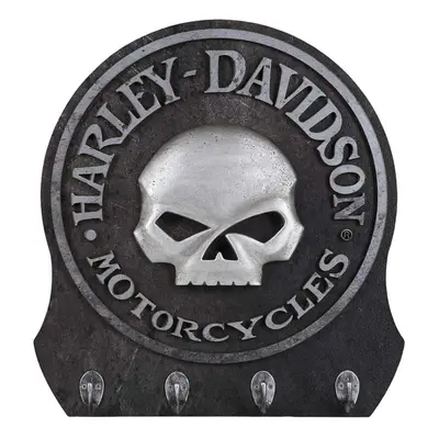 Harley-Davidson Sculpted 3D Willie G Skull Key Rack Textured Finish H