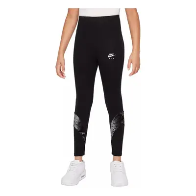 Nike Velour Air Legging Girls Active Pants Size Color: Black