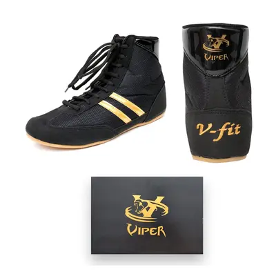 (Black/Gold, (Adults')) Sab MCR LTD Boxing Boots, Footwear Mens/Kids