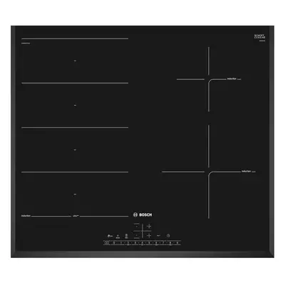 Bosch Serie PXE651FC1E 59cm Induction Hob - Black