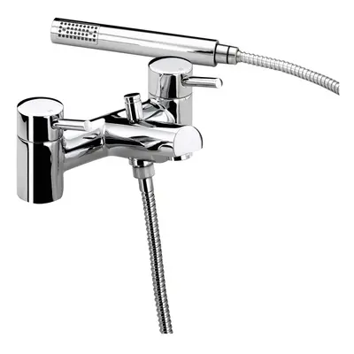 Bristan PM BSM C Prism Pillar Bath Shower Mixer, Chrome Plated