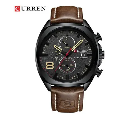 (yellow) Men Watches Top Brand Luxury Curren Military Quartz Watch Men&apos;s Sport Wristwatch R