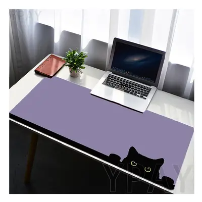 (WA00395 Cat (25), 400x800x3mm) Big Mouse Pad Cat Large Gamer Mousepad Office Keyboard Mat Mouse