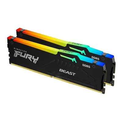 Kingston FURY Beast RGB - DDR5 - kit - GB: x GB - DIMM 288-pin - MHz / PC5-44800 - unbuffered