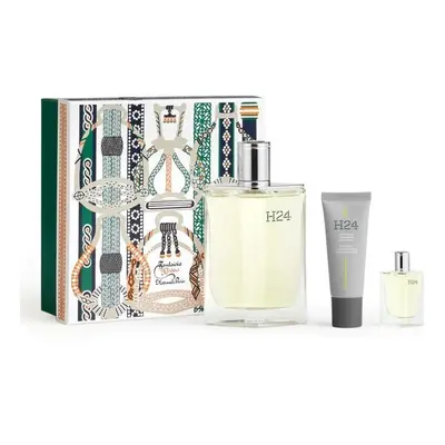 Hermes H24 100ml & 5ml EDT Spray + 20ml Face Moisturiser Gift SetÂ