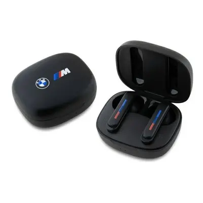 BMW Sports Bluetooth Headphones TWS Docking Station with Printed Logo Black - BMBEMIATP20LOK