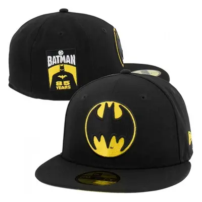 Batman 884525-8fitted Batman 85th Anniversary Era 59Fifty Fitted Hat - Black - Fitted