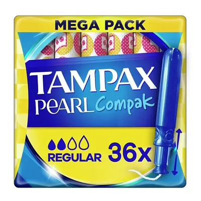 Pearl Compak Regular Tampons With Applicator X