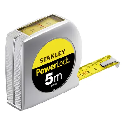 Stanley Powerlock Tape 5m Top Reader