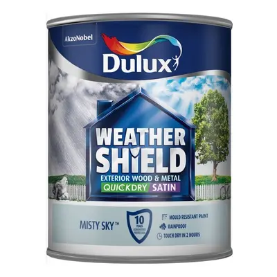 Dulux Weathershield Exterior Paint Satin 750ml - Misty Sky