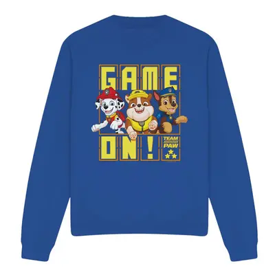 (XL, Royal Blue) Paw Patrol Unisex Adult Game On Team Paw Sweatshirt