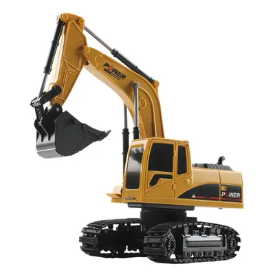 5CH Remote Control Excavator,Remote Control Truck RC Tractor Construction Vehicles Toys with Lig