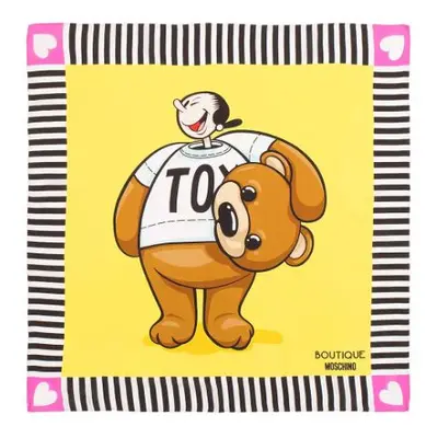 Moschino Boutique Olive Oyl as Toy Bear Scarf - Yellow