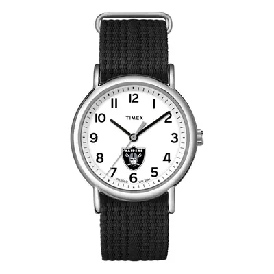 TIMEX Unisex Weekender 38mm Watch - Las Vegas Raiders with Slip-Thru