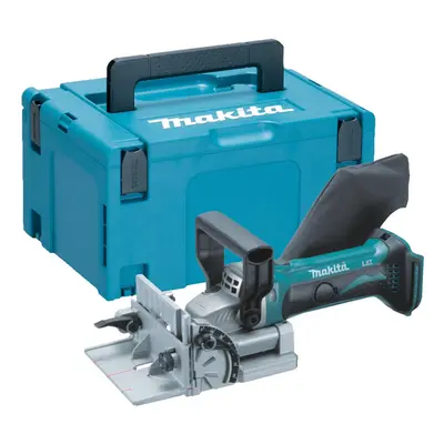 Makita DPJ180Z 18v LXT Cordless Biscuit Jointer 100mm Dowel Joint + Makpac Case