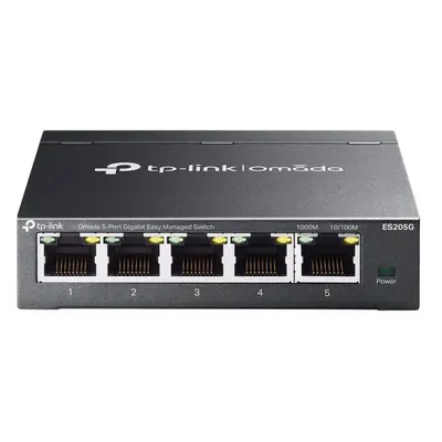 TP-Link Omada ES205G V1 - Switch - Managed - x 10/100/1000Base-T - desktop, wall-mountable