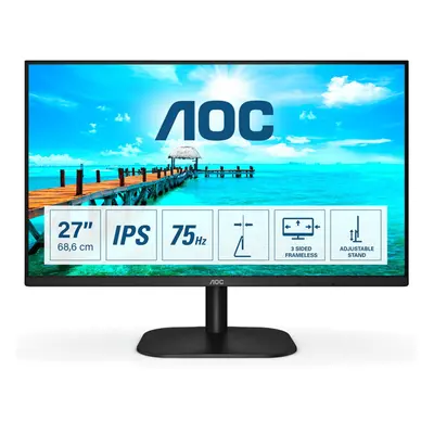 AOC B2 27B2DA LED display 68.6 cm (27") x pixels Full HD Black