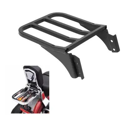 Motorcycle Black Backrest Sissy Bar Luggage Rack For Harley Sportster models XL883 XL1200 Herita