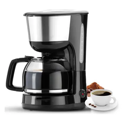 (Chocolate) Filter Coffee Machine Drip Coffee Maker, 40Mins Keep Warm, Anti-Drip Function, Fast 