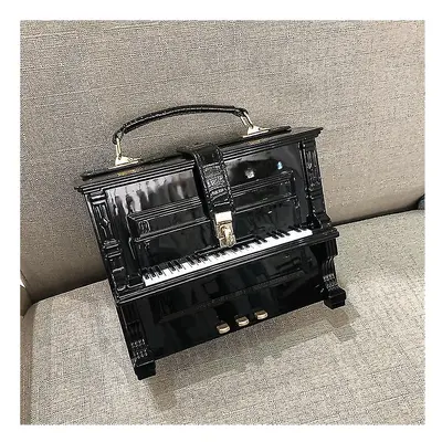 (black) Piano Acrylic Box Shape Ladies Shoulder Bag Ladies Party Clutch