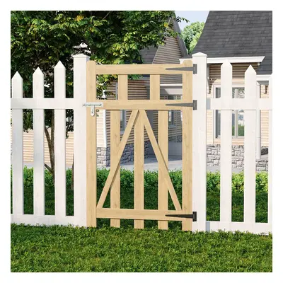 (76cm W x 120cm H) Decorative Outdoor Wooden Garden Gate Fence Door