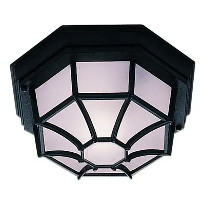 Classic Outdoor Aluminium Porch Light With Frosted Glass