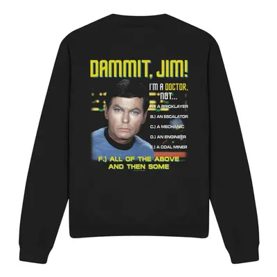 (S, Black) Star Trek Unisex Adult All of the Above Sweatshirt