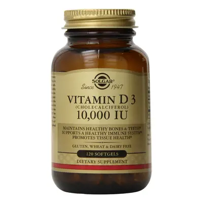 Solgar, Natural Vitamin D3, 10,000 IU, Softgels