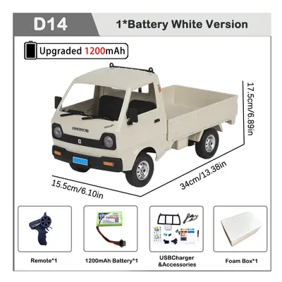 (D14-1B1200-PB) WPL1/10 Full Scale Suzuki Minivan Drift Remote Control Car Toy D12Mini Electric 