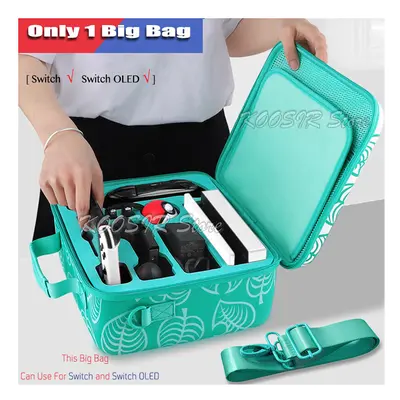 (Only Big Bag 5) New Nintendoswitch Big Storage Pouch Cute Case Travel Suitcase Nitendo Console 