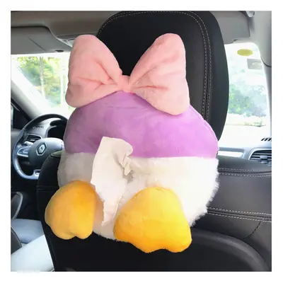 (tissue cover P) Car accessories Headrest Neck Pillow Creative Cartoon Seat Pillow Car