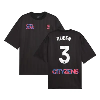 (L) Man City FtblNrgy Jersey (Black) (RUBEN 3)