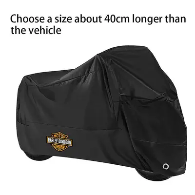 (3XL For 220cm) Motorcycle Cover Waterproof Dustproof Uv Protective Outdoor Scooter Rain Cover F