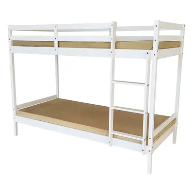 (3FT White Frame) Mecor Bunk Bed in Natural Pine, Grey, White