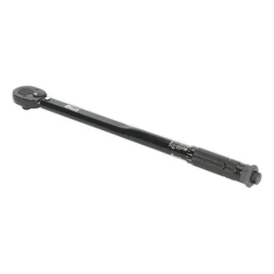 Calibrated Micrometer Torque Wrench - 1/2" Sq Drive - Flip Reverse - Black