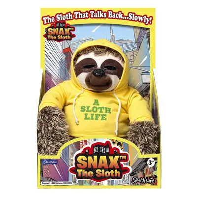 John Adams Snax The Sloth Talking Plush